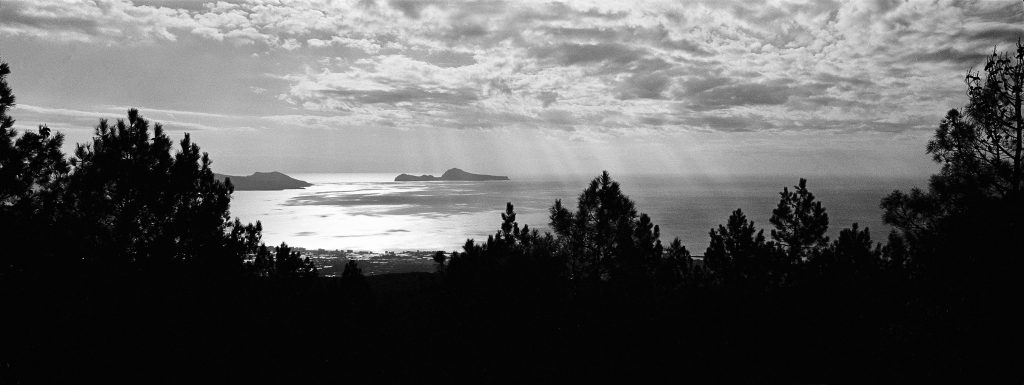 Capri vista dal Vesuvio