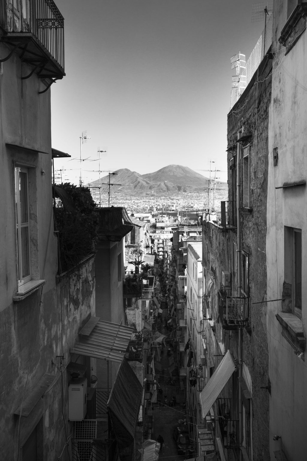 il Vesuvio nei quartieri spagnoli