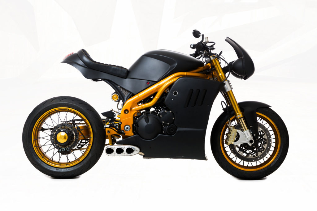 Italian Dream Motors, motociclette custom, la Triumph Speed Triple