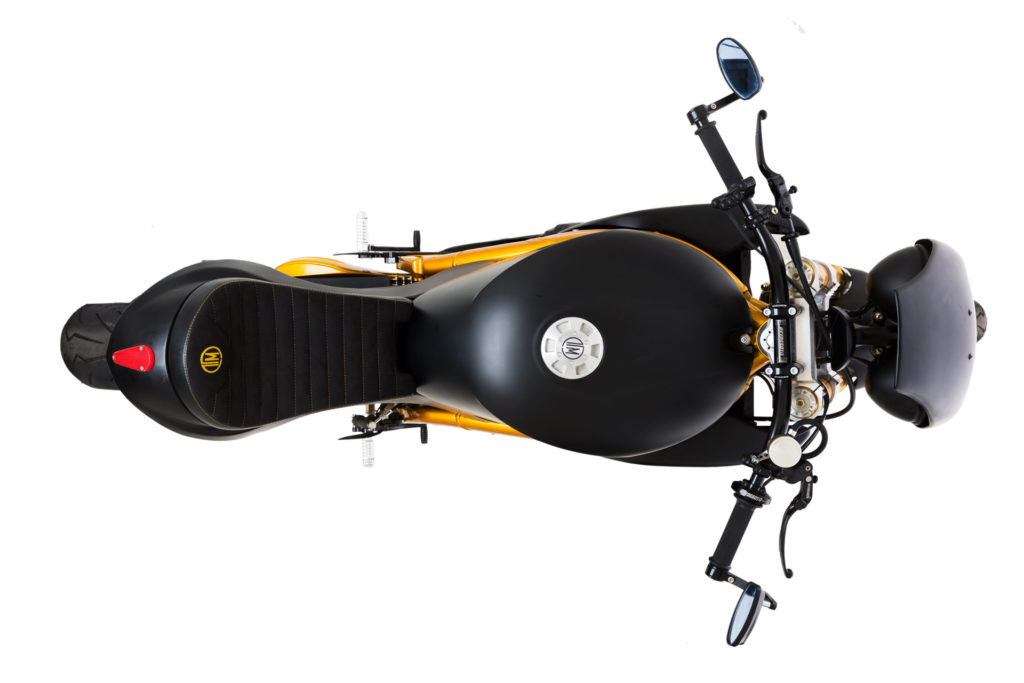 Italian Dream Motors, motociclette custom, la Triumph Speed Triple